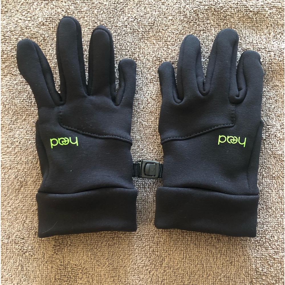 Head Kids Touchscreen Gloves - Lined Unisex Kids Black / Green - Small 4-6